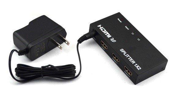 Elmak SAVIO CL-42 Splitter HDMI na 2 odbiorniki, Full HD, funkcja wzmacniacza, pudełko