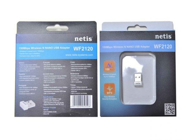 NETIS Karta sieciowa bezprzewodowa USB Nano N150
