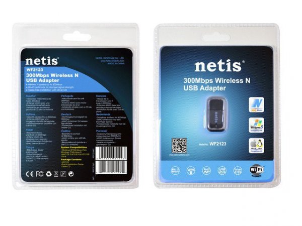 NETIS Karta sieciowa bezprzewodowa USB Mini N300
