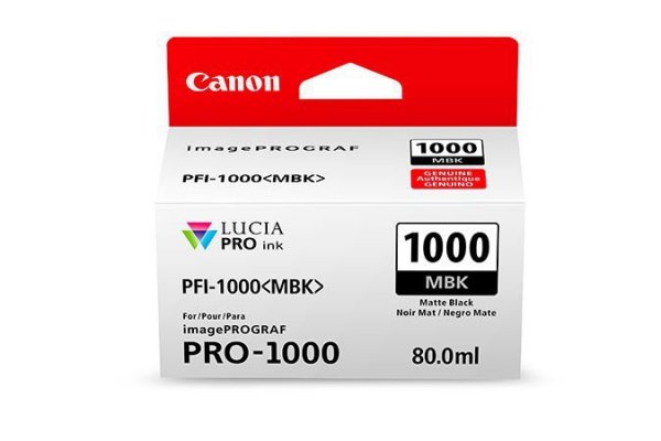 Canon Tusz PFI-1000 MATTE BLACK 0545C001