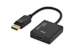 EDNET Kabel adapter DisplayPort 4K 30Hz UHD Typ DP/HDMI A M/Ż nylon 0,2m