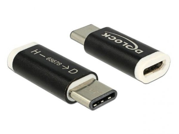 Delock Adapter USB Type-C(M)-&gt;Micro-B(F) 2.0