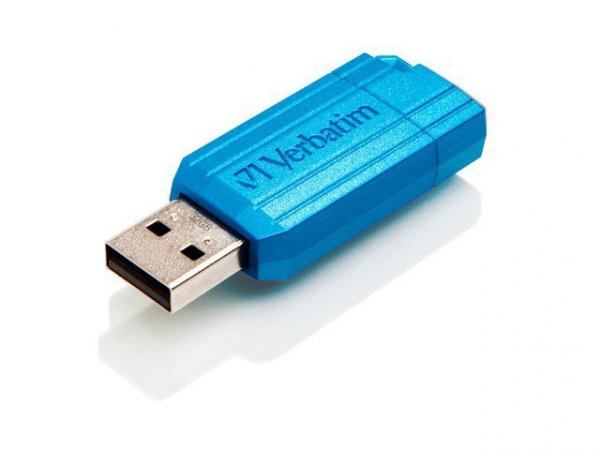 Verbatim Pendrive PinStripe USB 2.0 Drive 32GB Carribean Blue