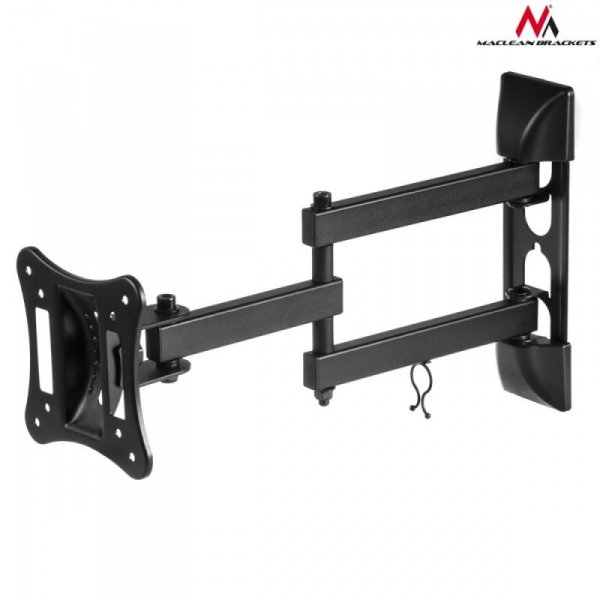 Maclean Uchwyt do telewizora  lub  monitora 13-27&quot; 15 kg uniwersalny MC-719 czarny max vesa 100x100