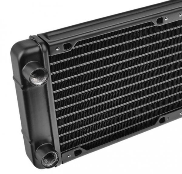 Thermaltake Pacific R240 (240mm, 2x G 1/4&quot;, aluminium) radiator - Black