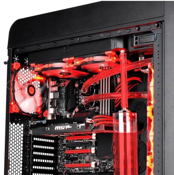 Thermaltake Pacific R240 (240mm, 2x G 1/4&quot;, aluminium) radiator - Black