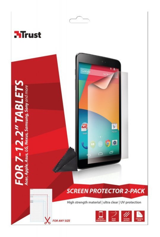 Trust Universal Screen Protector 2-pack 7-12.2&#039;&#039; tablet