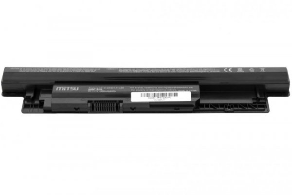 Mitsu Bateria do Dell Inspiron 14, 15, 17 4400 mAh (49 Wh) 10.8 - 11.1 Volt