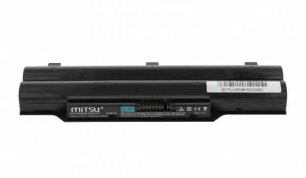 Mitsu Bateria do Fujitsu A530, AH531 4400 mAh (48 Wh) 10.8 - 11.1 Volt