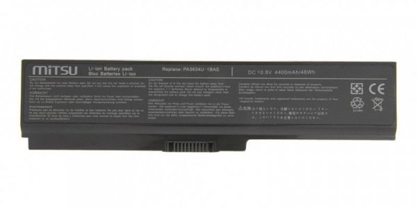 Mitsu Bateria do Toshiba M305, M800, U400 4400 mAh (48 Wh) 10.8 - 11.1 Volt