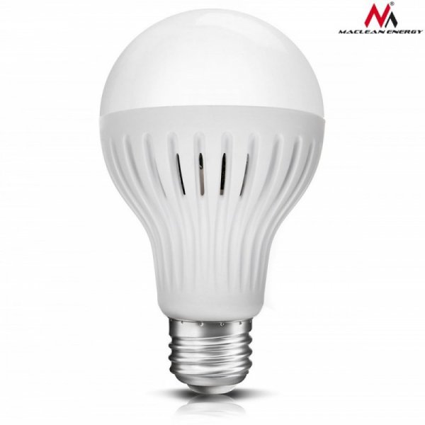 Maclean Żarówka LED E27 9W 230V Energy MCE177 WW ciepły biały mikrofalowy czujnik ruchu i zmierzchu