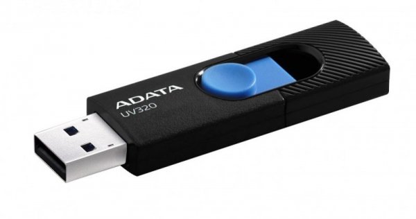 Adata Pendrive UV320 128G USB 3.2 Gen1 Czarno-niebieski