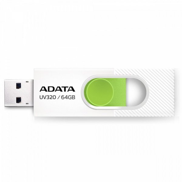 Adata Pendrive UV320 64GB USB3.2 biało-zielony