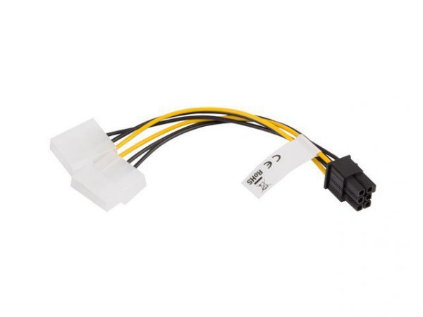 Lanberg Kabel rozdzielacz zasilania 2xHDD - 6Pin BTX/PSU