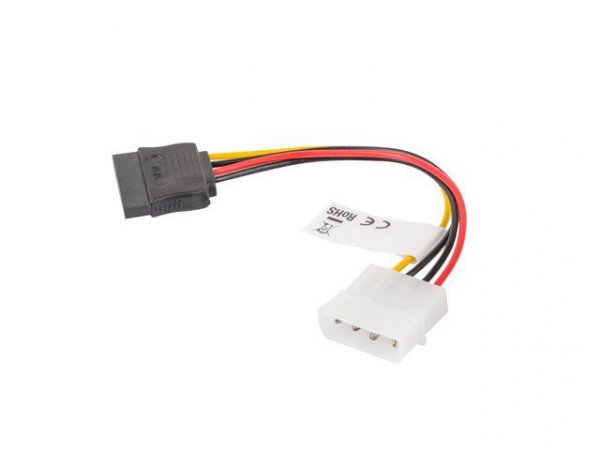 Lanberg Kabel Molex zasilający - SATA F/M 15cm