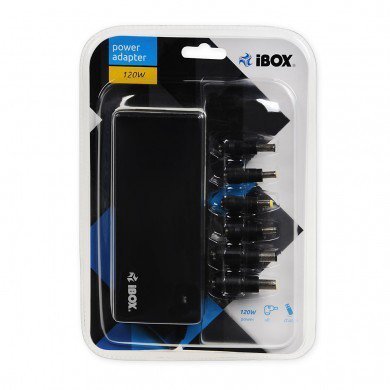 iBOX Uniwersalny zasilacz do notebooka IUZ120WM 120W