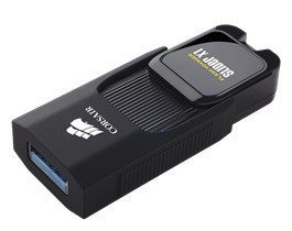 Corsair VOYAGER Slider X1 32GB USB3.0 Read 130Mb/s Capless Design       Plug and Play