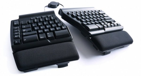 Matias Klawiatura mechaniczna ergonomiczna Ergo Pro hub 3xUSB czarna