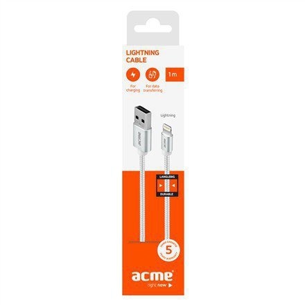 ACME Europe Kabel Lightning - USB Typ-A CB2031S 1m srebrny