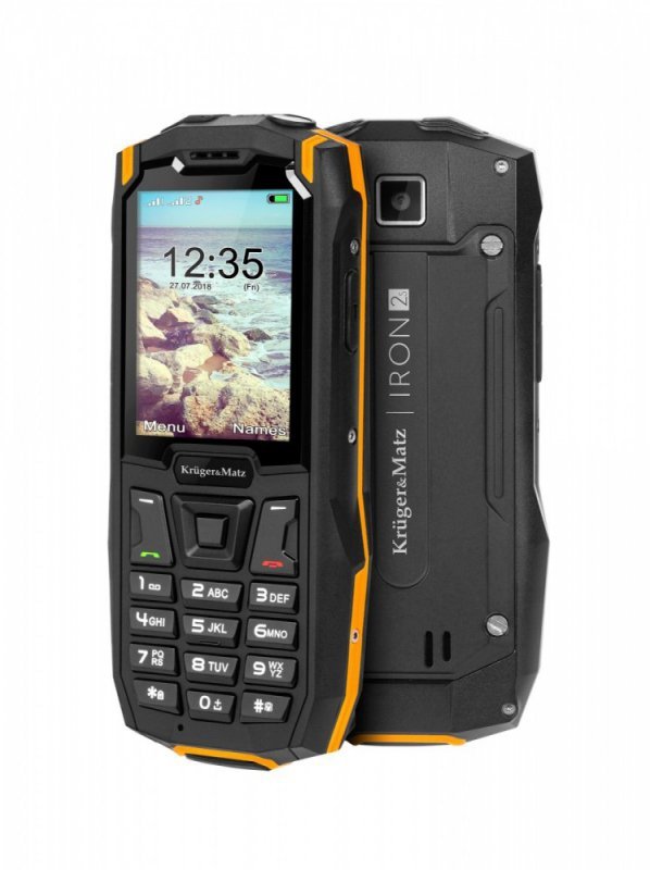 Kruger & Matz Telefon komórkowy Iron 2S 64MB RAM 2,4 cali