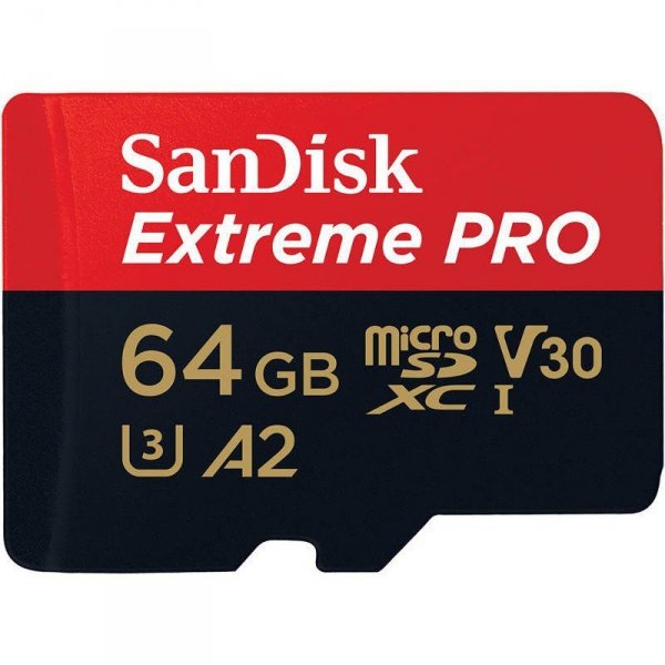 SanDisk Karta pamięci Extreme Pro microSDXC 64GB 170/90 MB/s A2 V30 U3
