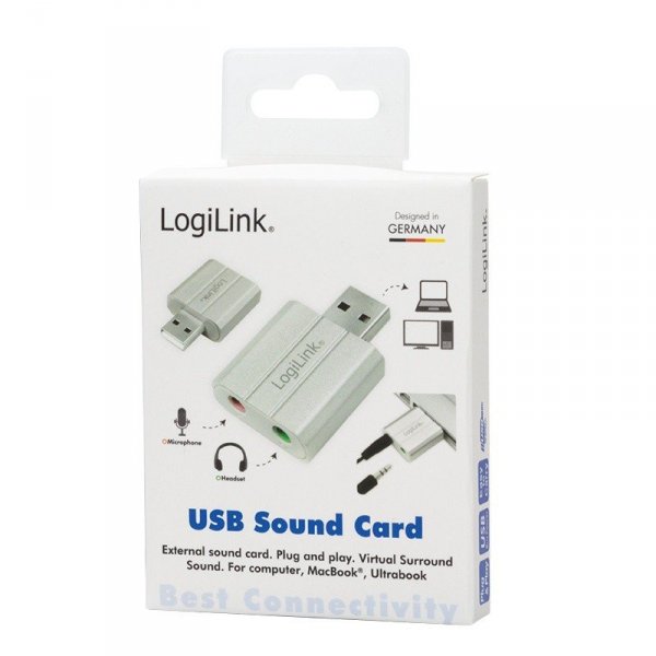 LogiLink Karta dźwiękowa USB 2.0 typ A męski