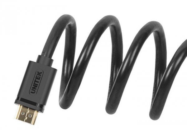 Unitek Kabel HDMI M/M 12m v1.4 złoty, BASIC, Y-C177M