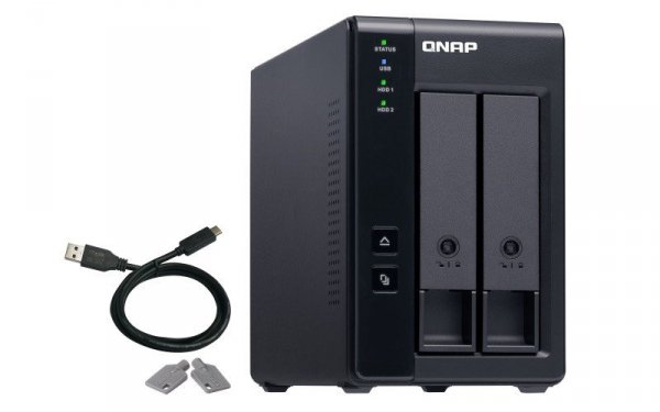 QNAP 2-wnękowa obudowa rozszerzająca RAID TR-002 z USB3.1 Gen.2