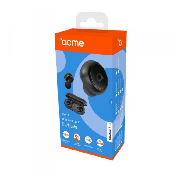 ACME Europe Słuchawki z mikrofonem Bluetooth douszne TWS BH412