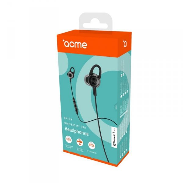 ACME Europe Słuchawki Bluetooth z mikrofonem douszne BH109