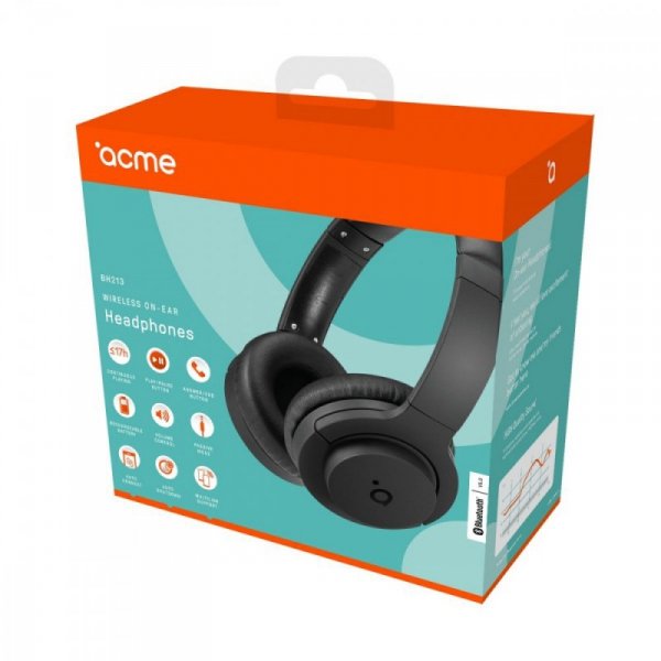 ACME Europe Słuchawki z mikrofonem Bluetooth nauszne BH213