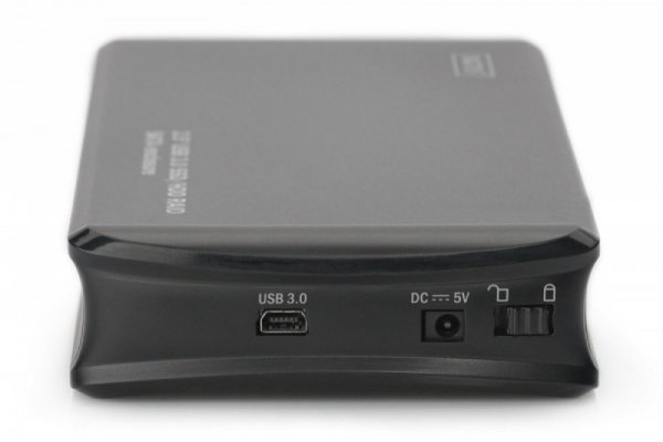 Digitus Obudowa zewnętrzna USB 3.0 na dysk SSD/HDD 2.5 cala RAID SATA, JBOD, RAID0, RAID1, Aluminiowa