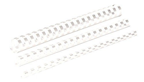 Fellowes Grzbiety plastikowe owalne 38mm biały, 50 pieces