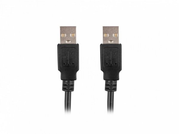 Lanberg Kabel USB-A M/M 2.0 1.0m Czarny