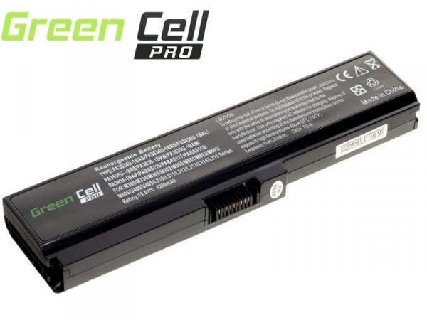 Green Cell Bateria PRO do Toshiba C650 11,1V 5,2Ah