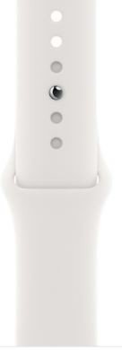 Apple Zegarek SE GPS + Cellular, 44mm koperta z aluminium w kolorze srebrnym z białym paskiem sportowym- Regular