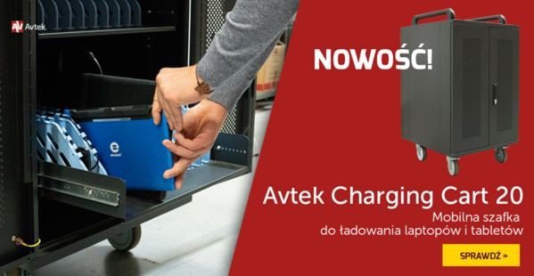 Avtek Mobilna szafka do ładowania laptopów - Charging Cart 20