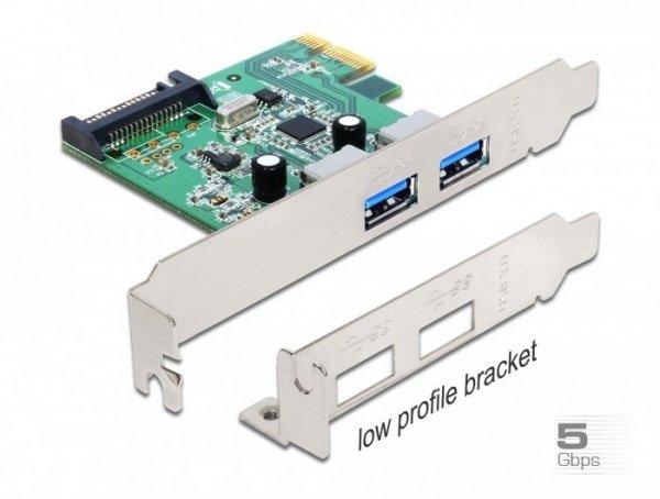 Delock Karta PCI express USB 3.0 2PORT DE