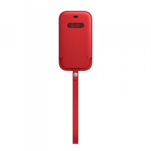 Apple Skórzany futerał z MagSafe do iPhonea 12 mini - Czerwony
