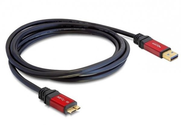Delock Kabel USB-A(M)-USB-B(M) Premium Micro