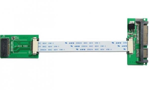 Delock Adapter MACBOOK SSD 12+6PIN-SATA 22PIN(M)