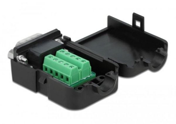 Delock Adapter TERMINAL BLOCK 10PIN-&gt;SERIAL 9PIN DB9 (COM)(M)