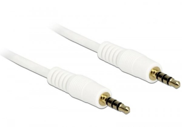 Delock Kabel audio minijack 3.5mm M/M 4 PIN