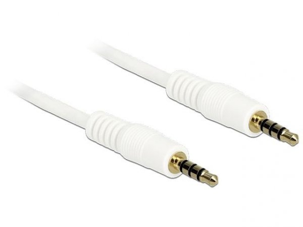 Delock Kabel audio minijack 3.5mm M/M 4 Pin