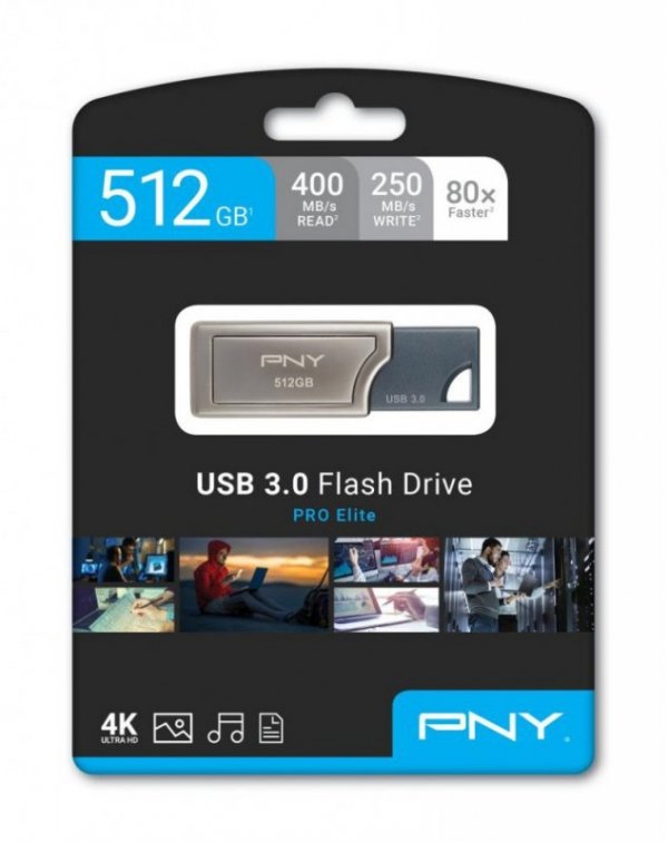 PNY Pendrive 512GB USB3.0 PRO ELITE P-FD512PRO-GE
