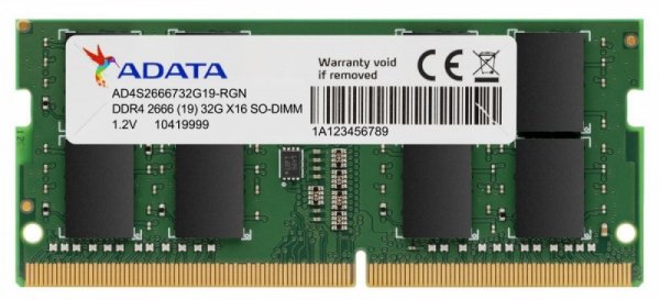 Adata Pamięć SO-DIMM DDR4 2666 8GB CL19 SingleTray