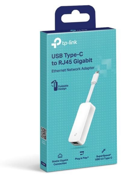 TP-LINK Karta sieciowa UE300C Ethernet to USB 3.0 Type-C