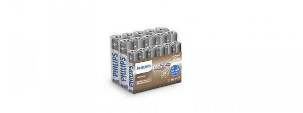 Philips Bateria alkaliczna 6xAAA + 10xAA