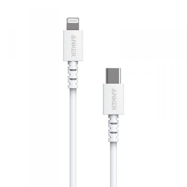 Anker Kabel PowerLine Select USB-C do LTG 6ft Biały