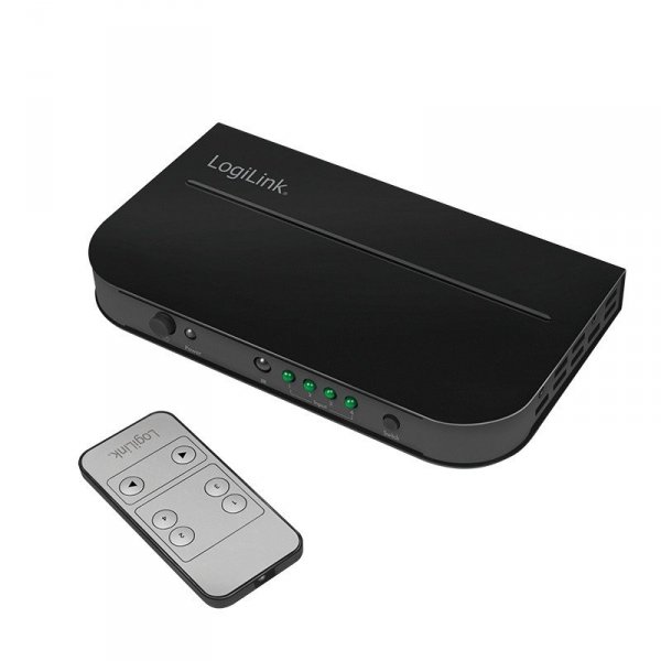 LogiLink Przełącznik 4xHDMI 4K z pilotem